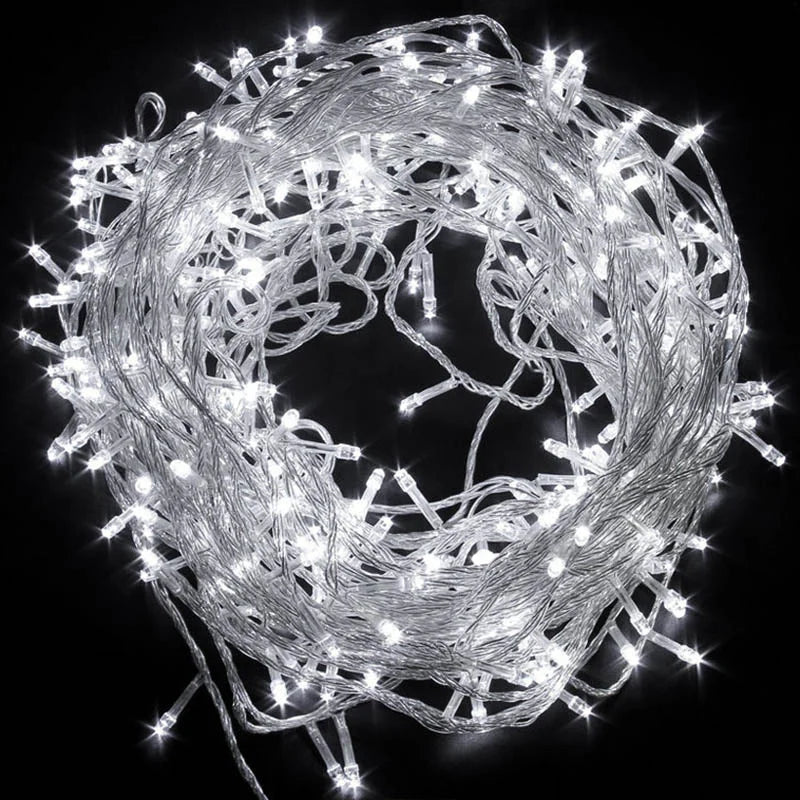 LED Garland String Lights 10M–100M – Waterproof Fairy Lights for Christmas Tree, Wedding, Party, Home & Outdoor Decoration (220V EU Plug)