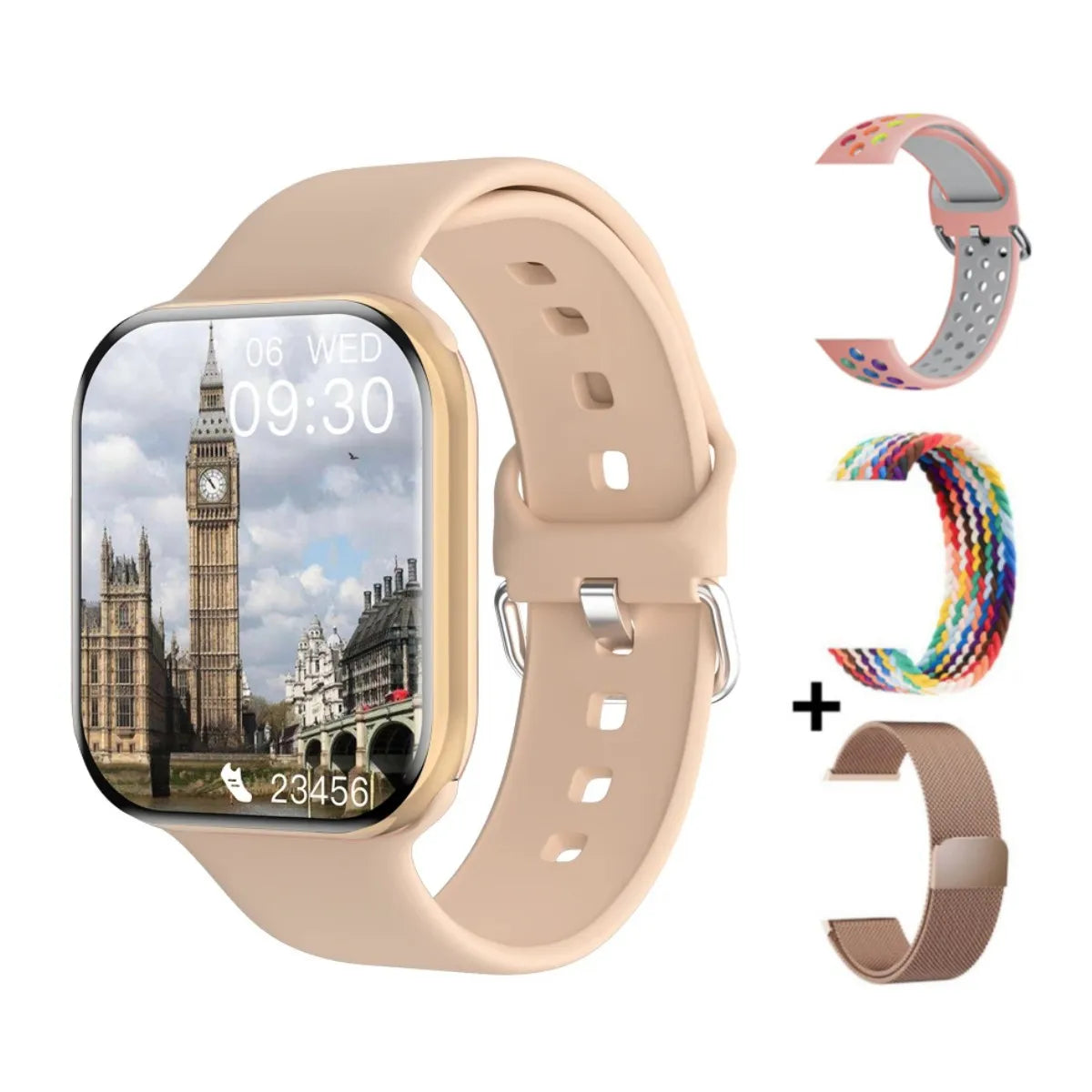 2025 Series 10 GPS Smart Watch – Bluetooth Call, Music & Video Playback, NFC, Waterproof Fitness Smartwatch Compatible with Android & iOS (Apple Watch 10 Style)