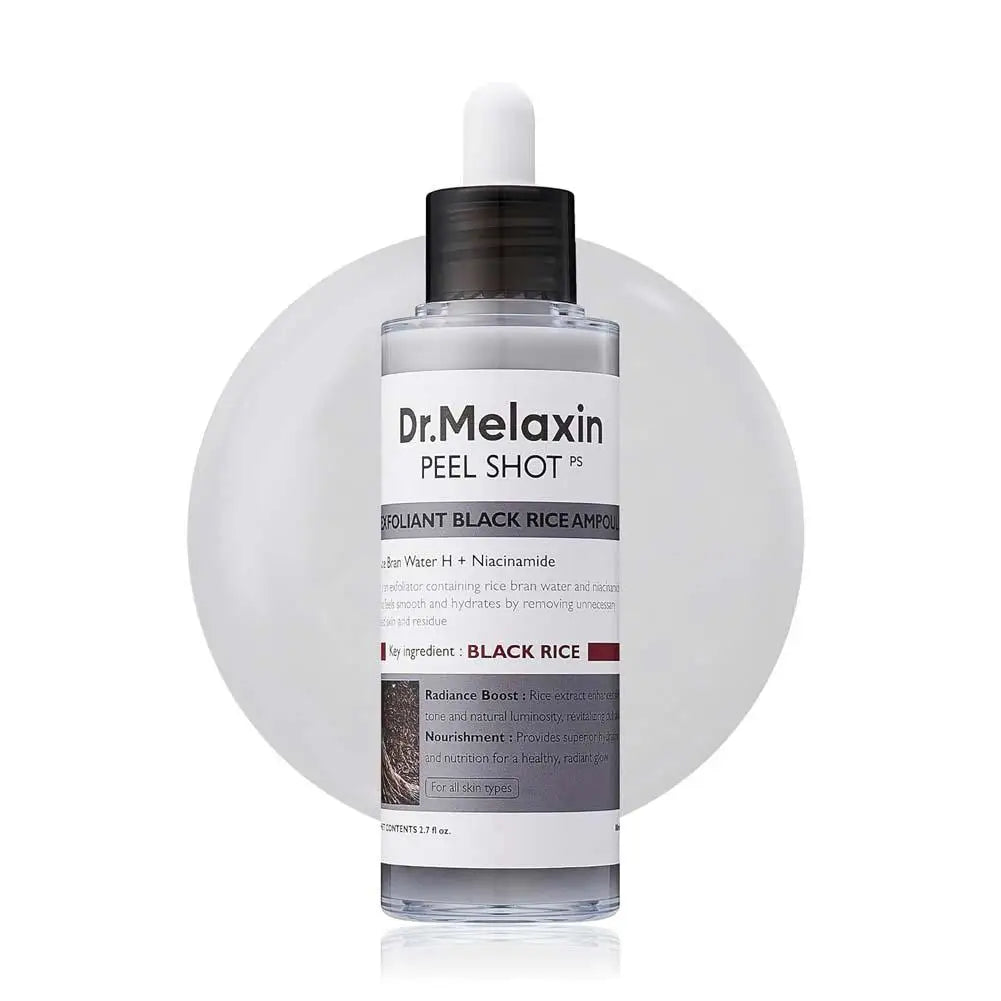 Dr. Melaxin Rice Exfoliating Serum Facial Moisturizing Soften Serum Blackhead Removal Hydrating Pore Shrinking Korean Skin Care