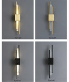 LED Bedroom Wall Lamp Wall Sconces Copper Line Pipe Acrylic Lampshade Indoor Lighting for Living Room Corridor Light Fixture