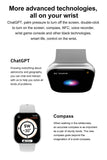 2025 Series 10 GPS Smart Watch – Bluetooth Call, Music & Video Playback, NFC, Waterproof Fitness Smartwatch Compatible with Android & iOS (Apple Watch 10 Style)