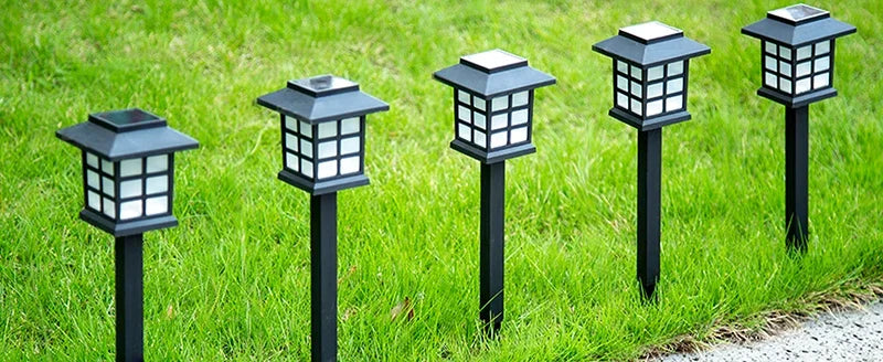 2/4/6/8Pcs Solar LED Pathway Lights Outdoor Waterproof Walkway Garden Decor Street Lamp for Landscape Yard Patio Driveway