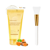 Kojic Acid Turmeric Overnight Wrapping Peel Off Mask Nourishes Hydrolyzed Collagen Glowing Skin Skin Firmnes Korean Skincare