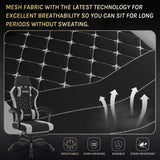 WOLTU Massage Gaming Chair Ergonomic Swivel Computer Gamer Office Chair with Pillow Footrest Adjustable Headrest Lumbar Support