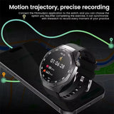 2025 GUHUAVMI GT5 Pro Smart Watch for Men – 1.52” HD AMOLED Display, GPS Motion Tracking, Heart Rate Monitor, Bluetooth Call, IP68 Waterproof Fitness Smartwatch