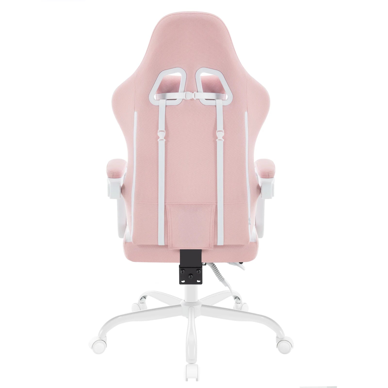 WOLTU Massage Gaming Chair Ergonomic Swivel Computer Gamer Office Chair with Pillow Footrest Adjustable Headrest Lumbar Support