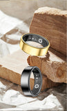 2025 Bluetooth Smart Ring – Heart Rate, Blood Oxygen & Sleep Monitor, Camera Control, 5ATM Waterproof Fitness Smart Ring for Men & Women