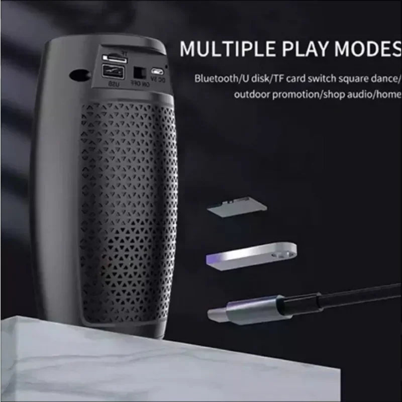 Portable Heavy Bass Wireless Bluetooth Speaker