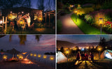96 LED Outdoor Solar Torch Lights Waterproof Garden Patio Flickering Dancing Flame Lamp