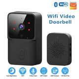 Tuya Smart WiFi Video Doorbell with Camera – Wireless HD Outdoor Security Door Bell, Motion Detection, IR Night Vision, Two-Way Audio & App Control (Works with Alexa & Google Home)
