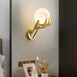 Indoor LED wall lamp creative decoration for living room 110V220V study corridor modern resin glass bedside wall lights