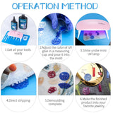 100g/250g Clear UV Resin Hard Type – One-Minute Fast Curing Epoxy Resin Glue for Casting Molds, Jewelry, Coating & DIY Crafts (UV/Solar Cure)