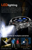 2025 Outdoor Military Smart Watch – Built-in GPS, Compass, Altimeter, Barometer, 3ATM Waterproof Rugged AMOLED Smartwatch with Bluetooth Call