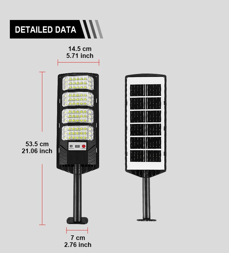 5000000LM Super Bright Outdoor Solar Lamp With Motion Sensor Solarlight Powerful LED Solar Lights Garden Street Courtyard Light