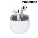 Original Air Pro 6 TWS Wireless Bluetooth Headset 5.3 Headphone Mini Earphone with Mic Charging Box