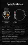 2025 Outdoor Military Smart Watch – Built-in GPS, Compass, Altimeter, Barometer, 3ATM Waterproof Rugged AMOLED Smartwatch with Bluetooth Call