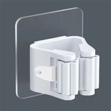 Multi-Purpose Hooks Adhesive Wall Hanging Mop Rack Broom Hanger Hook Kitchen Bathroom Organization Home Organizer Accessories