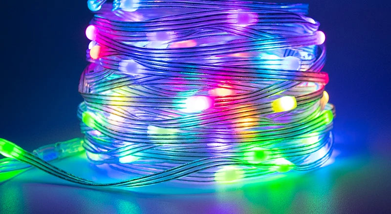Wholesale WS2811 RGBIC Dream Color LED Strip Lights – 5V Addressable Waterproof IP67 Fairy String Lights for Christmas Tree & Home Decoration