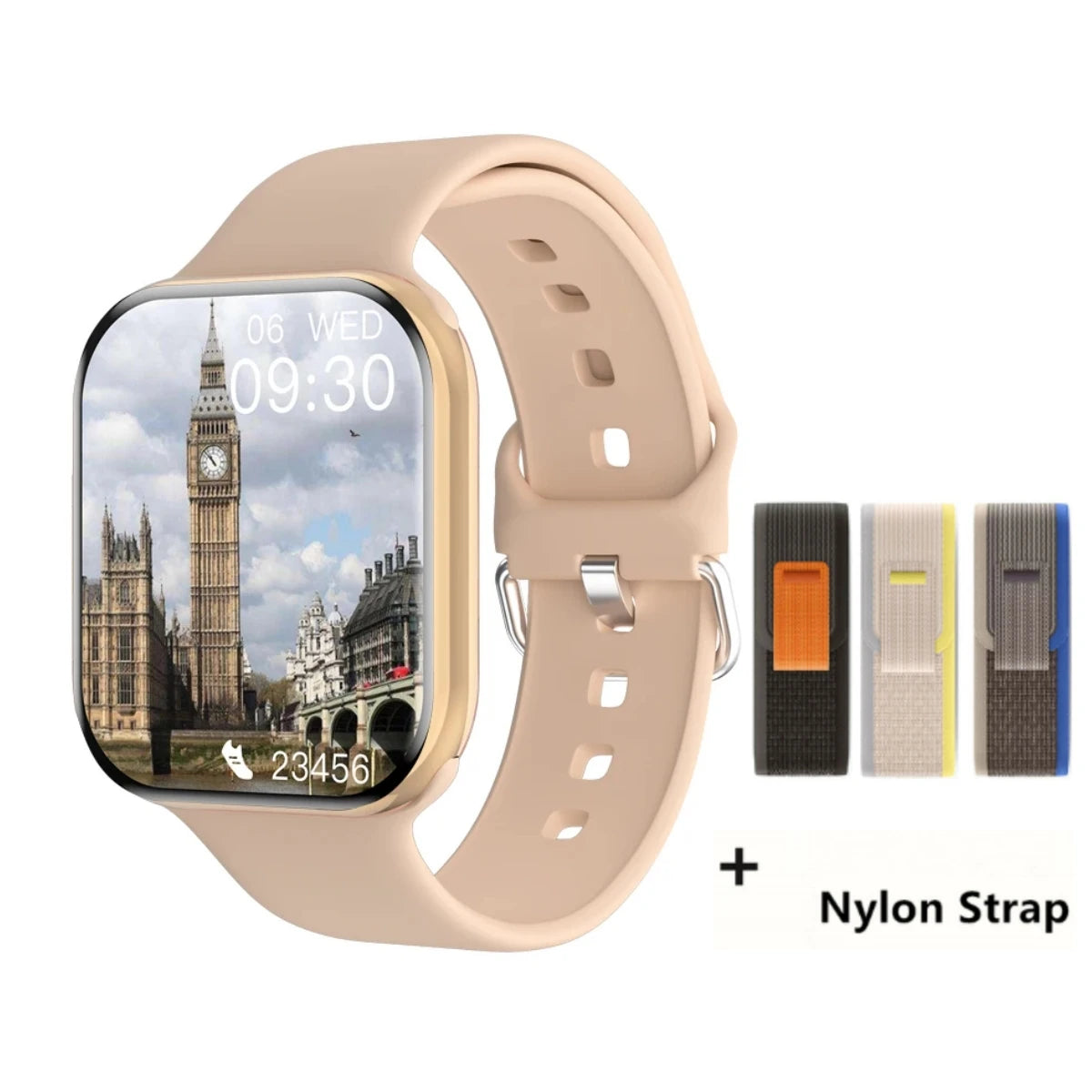 2025 Series 10 GPS Smart Watch – Bluetooth Call, Music & Video Playback, NFC, Waterproof Fitness Smartwatch Compatible with Android & iOS (Apple Watch 10 Style)