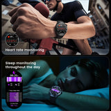 2025 GUHUAVMI GT5 Pro Smart Watch for Men – 1.52” HD AMOLED Display, GPS Motion Tracking, Heart Rate Monitor, Bluetooth Call, IP68 Waterproof Fitness Smartwatch
