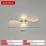 Modern Long Strip LED Wall Lamp – Remote Control Dimmable Wall Light for Living Room, Bedroom, Bedside & Home Interior Decoration