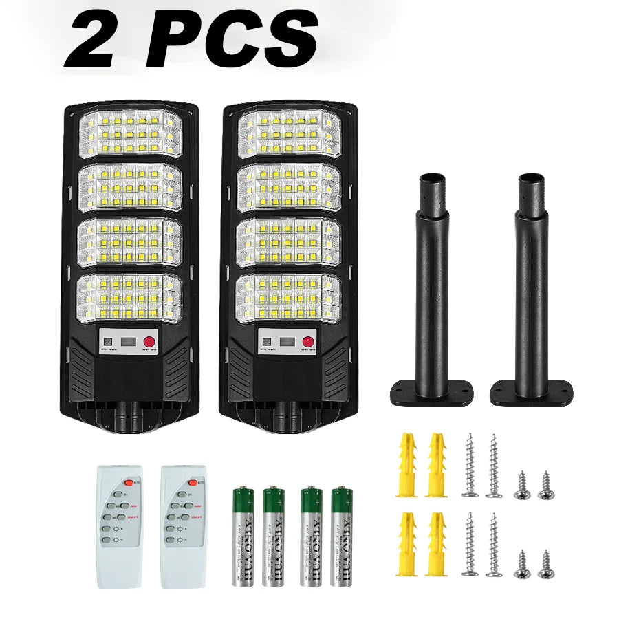 5000000LM Super Bright Outdoor Solar Lamp With Motion Sensor Solarlight Powerful LED Solar Lights Garden Street Courtyard Light