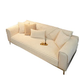 Imitation Rabbit Plush Thickened Winter Sofa Cushion Non-Slip Leather Sofa Full Cover Cover Cloth Towel