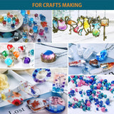 300g Upgraded Clear UV Resin – Hard Type, Crystal Clear Premixed UV Epoxy Resin for Fast Curing, Jewelry Casting, Coating & DIY Craft Projects