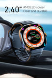 Original M99 5G Android Smartwatch – 2.4” AMOLED Display, 4G/5G SIM Card Support, GPS WiFi, 190° Rotating Camera, Android 10 Smart Watch with Game & Fitness Features