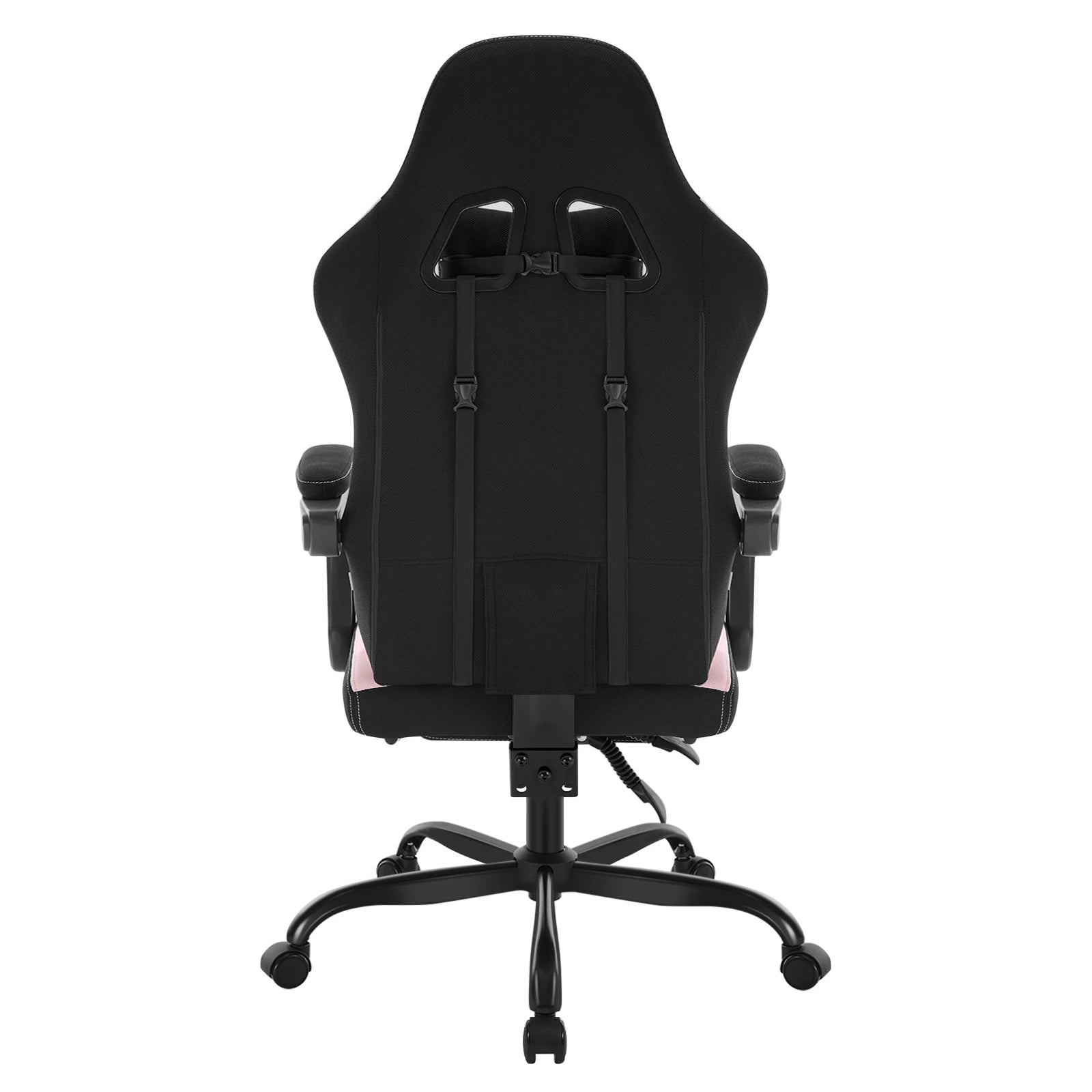 WOLTU Massage Gaming Chair Ergonomic Swivel Computer Gamer Office Chair with Pillow Footrest Adjustable Headrest Lumbar Support