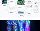 Wholesale WS2811 RGBIC Dream Color LED Strip Lights – 5V Addressable Waterproof IP67 Fairy String Lights for Christmas Tree & Home Decoration