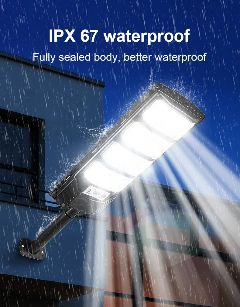 5000000LM Super Bright Outdoor Solar Lamp With Motion Sensor Solarlight Powerful LED Solar Lights Garden Street Courtyard Light