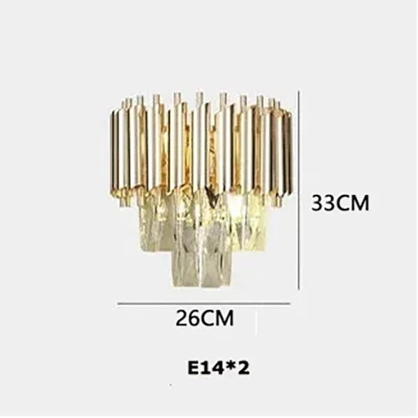 Creative Luxury Crystal Chandelier Rectangular Restaurant Pendant Lights Modern LED Living Room Lamp Lustre Home Elegant Fixture