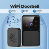 Tuya Smart WiFi Video Doorbell with Camera – Wireless HD Outdoor Security Door Bell, Motion Detection, IR Night Vision, Two-Way Audio & App Control (Works with Alexa & Google Home)