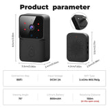 Tuya Smart WiFi Video Doorbell with Camera – Wireless HD Outdoor Security Door Bell, Motion Detection, IR Night Vision, Two-Way Audio & App Control (Works with Alexa & Google Home)