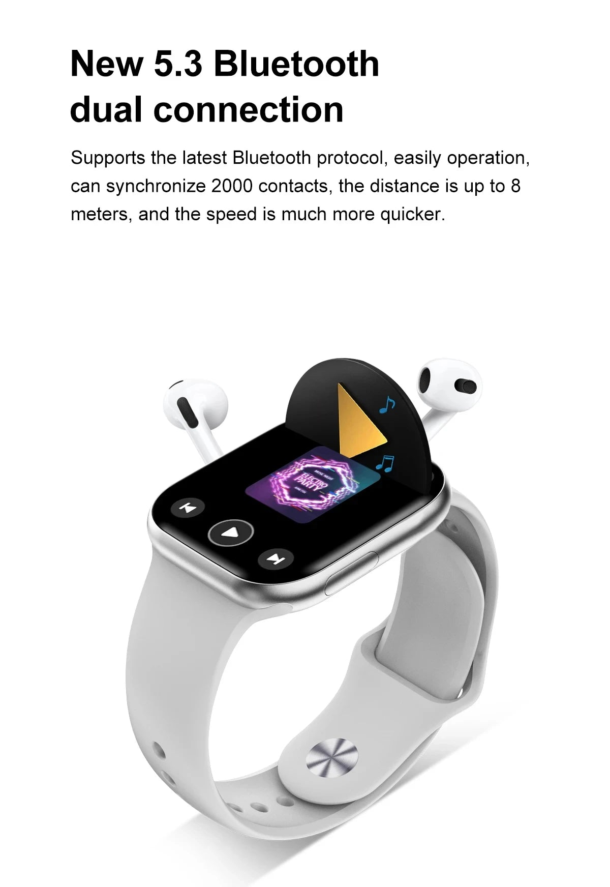 2025 Series 10 GPS Smart Watch – Bluetooth Call, Music & Video Playback, NFC, Waterproof Fitness Smartwatch Compatible with Android & iOS (Apple Watch 10 Style)