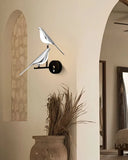 Nordic Touch Switch LED Wall Lamps for Bedside TV Background Gold Silver Magpie Bird  LED Wall Lights Wall Sconce for Corridor