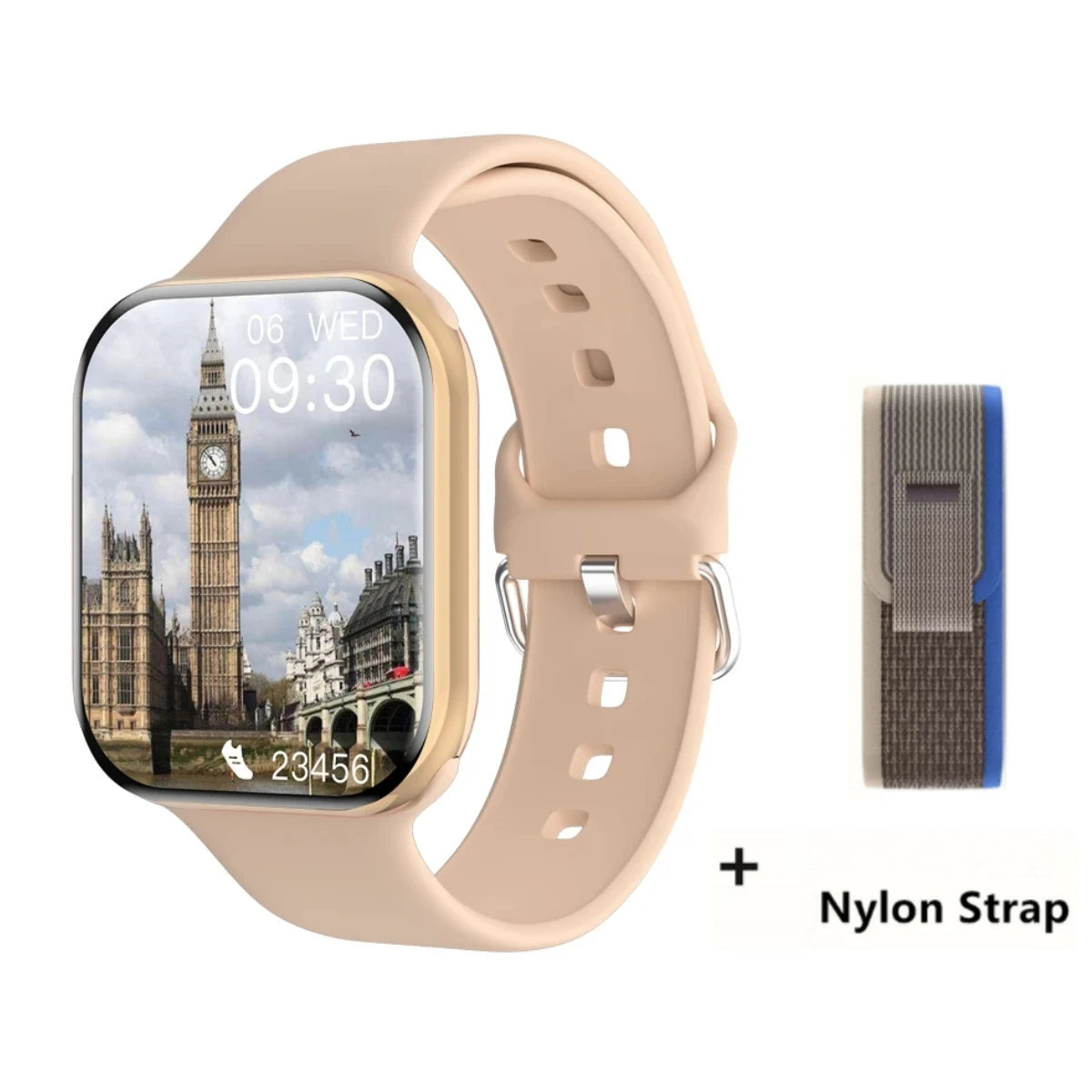 2025 Series 10 GPS Smart Watch – Bluetooth Call, Music & Video Playback, NFC, Waterproof Fitness Smartwatch Compatible with Android & iOS (Apple Watch 10 Style)