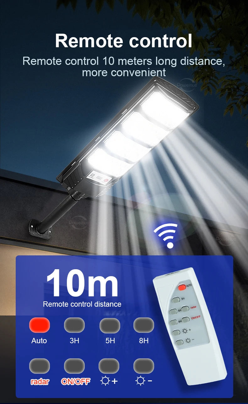 5000000LM Super Bright Outdoor Solar Lamp With Motion Sensor Solarlight Powerful LED Solar Lights Garden Street Courtyard Light