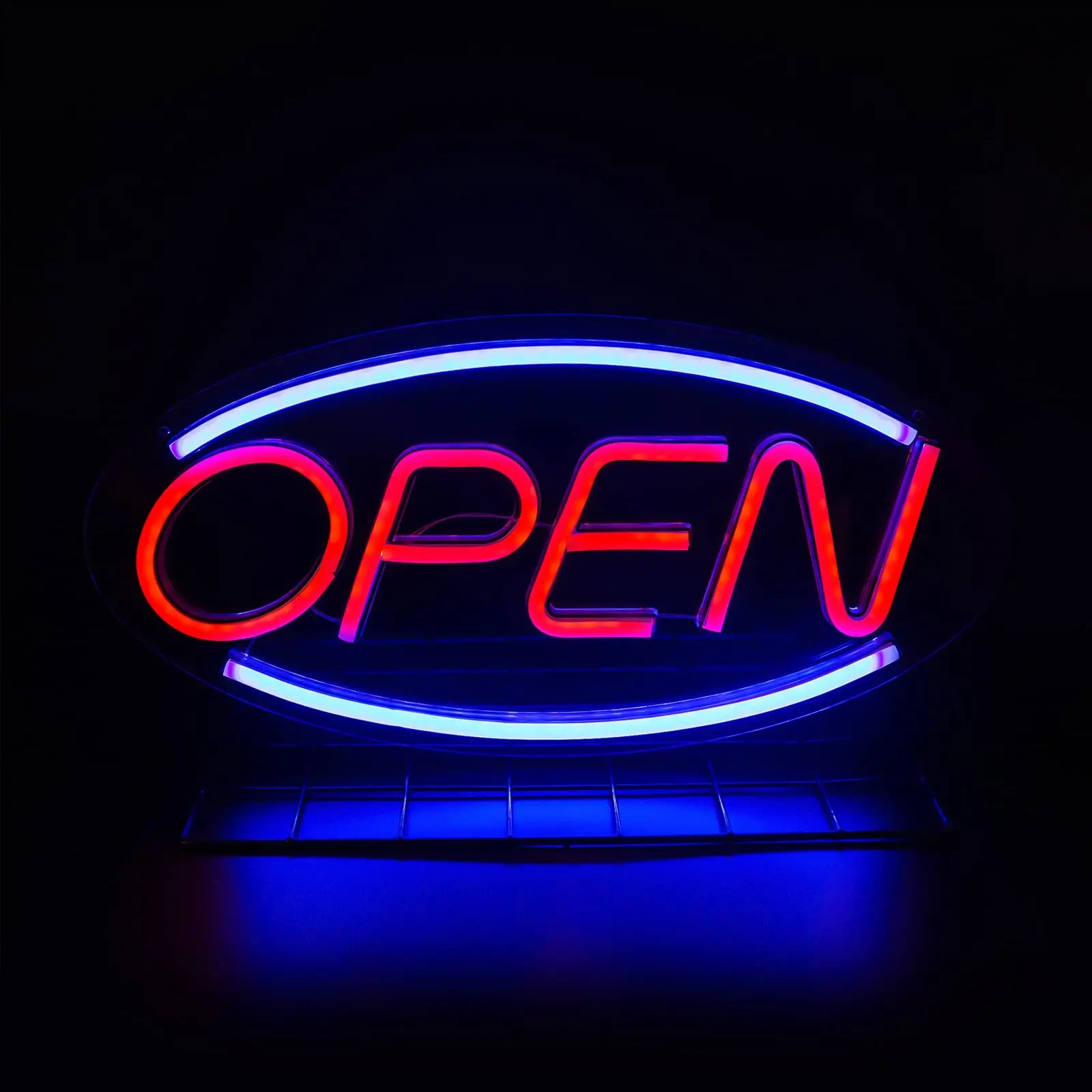 Business Sign Open Neon Sign LED Night Light Hanging Window Shop Cafe Bar Restaurant Decoration Personalized Custom Neon Lamp