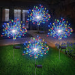 1/2/4Pcs Solar LED Firework Fairy Light Outdoor Garden Decoration Lawn Pathway Light For Patio Yard Party Christmas Wedding