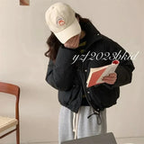 Women’s Lightweight Puffer Jacket – Spring & Autumn Short Bread Coat Down Cotton Parka Outerwear