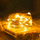 1pc Photo Clip Light String 2/5/10m 20/50/100led 10/30/50Clip Fairy Lights Fairy Lights Bedroom Wall Copper Wire Light String