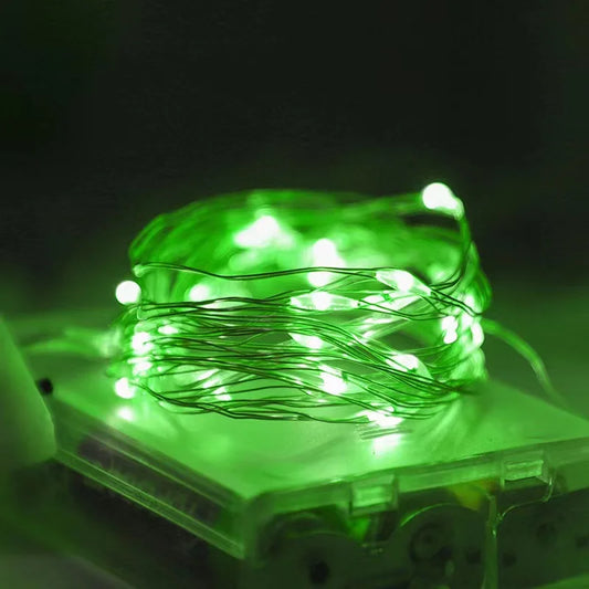 1pc Photo Clip Light String 2/5/10m 20/50/100led 10/30/50Clip Fairy Lights Fairy Lights Bedroom Wall Copper Wire Light String