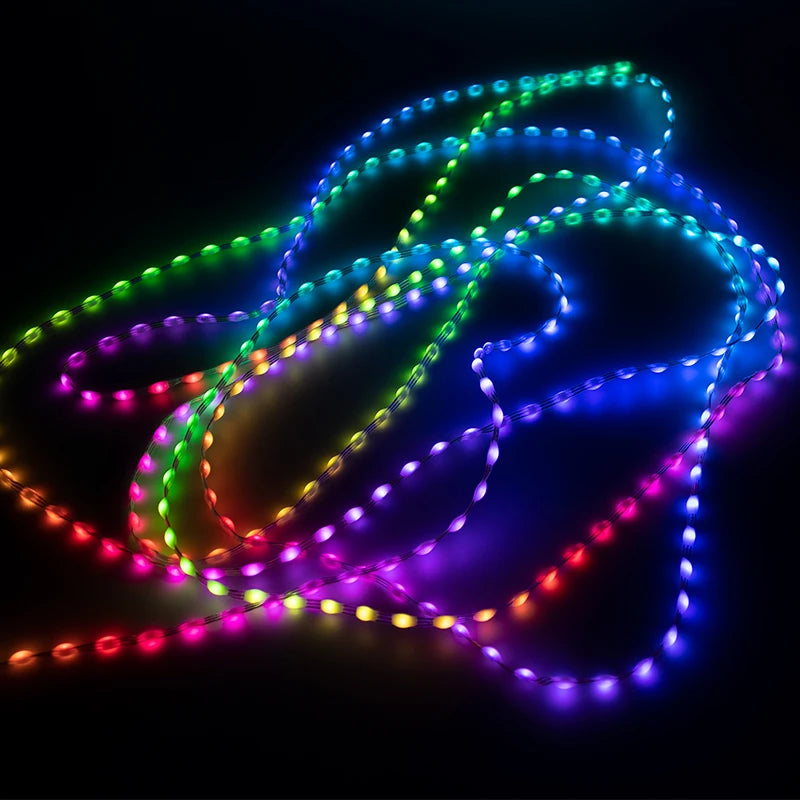 Wholesale WS2811 RGBIC Dream Color LED Strip Lights – 5V Addressable Waterproof IP67 Fairy String Lights for Christmas Tree & Home Decoration