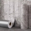 1 roll marble thick foam imitation ceramic tile self-adhesive wallpaper bedroom wallpaper bathroom waterproof wall sticker