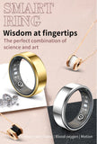 2025 Bluetooth Smart Ring – Heart Rate, Blood Oxygen & Sleep Monitor, Camera Control, 5ATM Waterproof Fitness Smart Ring for Men & Women