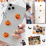 20PCS Halloween Resin Pumpkin Miniatures – Flatback Charms for DIY Crafts, Party Decorations, Home Décor & Gift Ideas