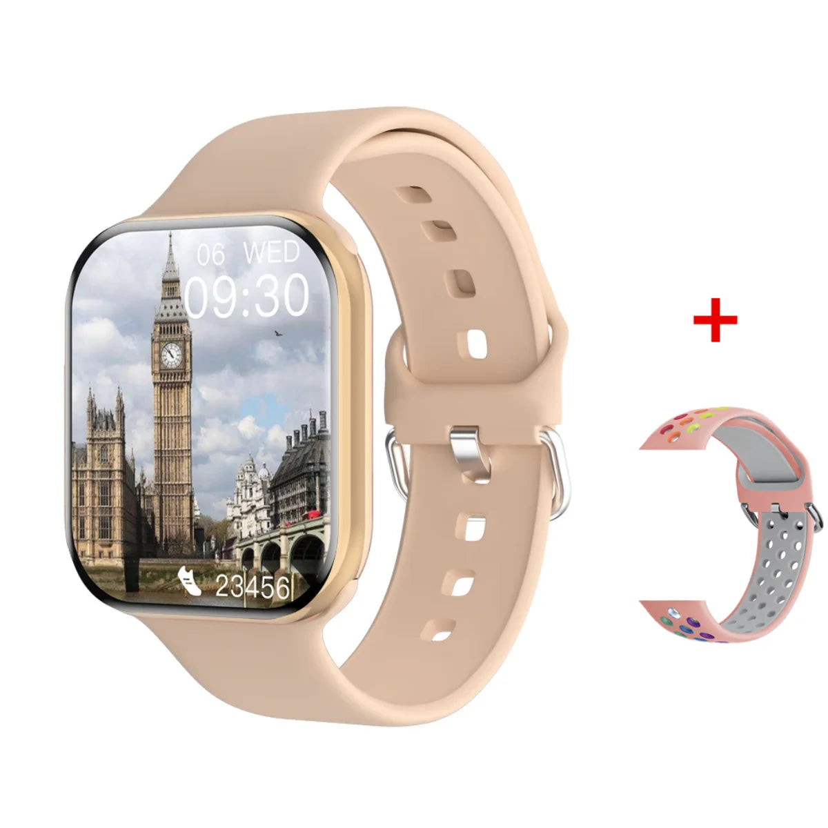 2025 Series 10 GPS Smart Watch – Bluetooth Call, Music & Video Playback, NFC, Waterproof Fitness Smartwatch Compatible with Android & iOS (Apple Watch 10 Style)