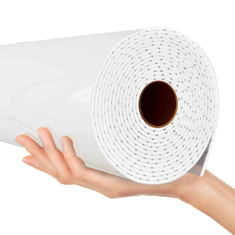 1 roll marble thick foam imitation ceramic tile self-adhesive wallpaper bedroom wallpaper bathroom waterproof wall sticker